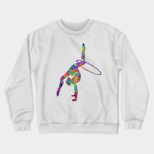 Rhythmic gymnastics hoop dance Crewneck Sweatshirt